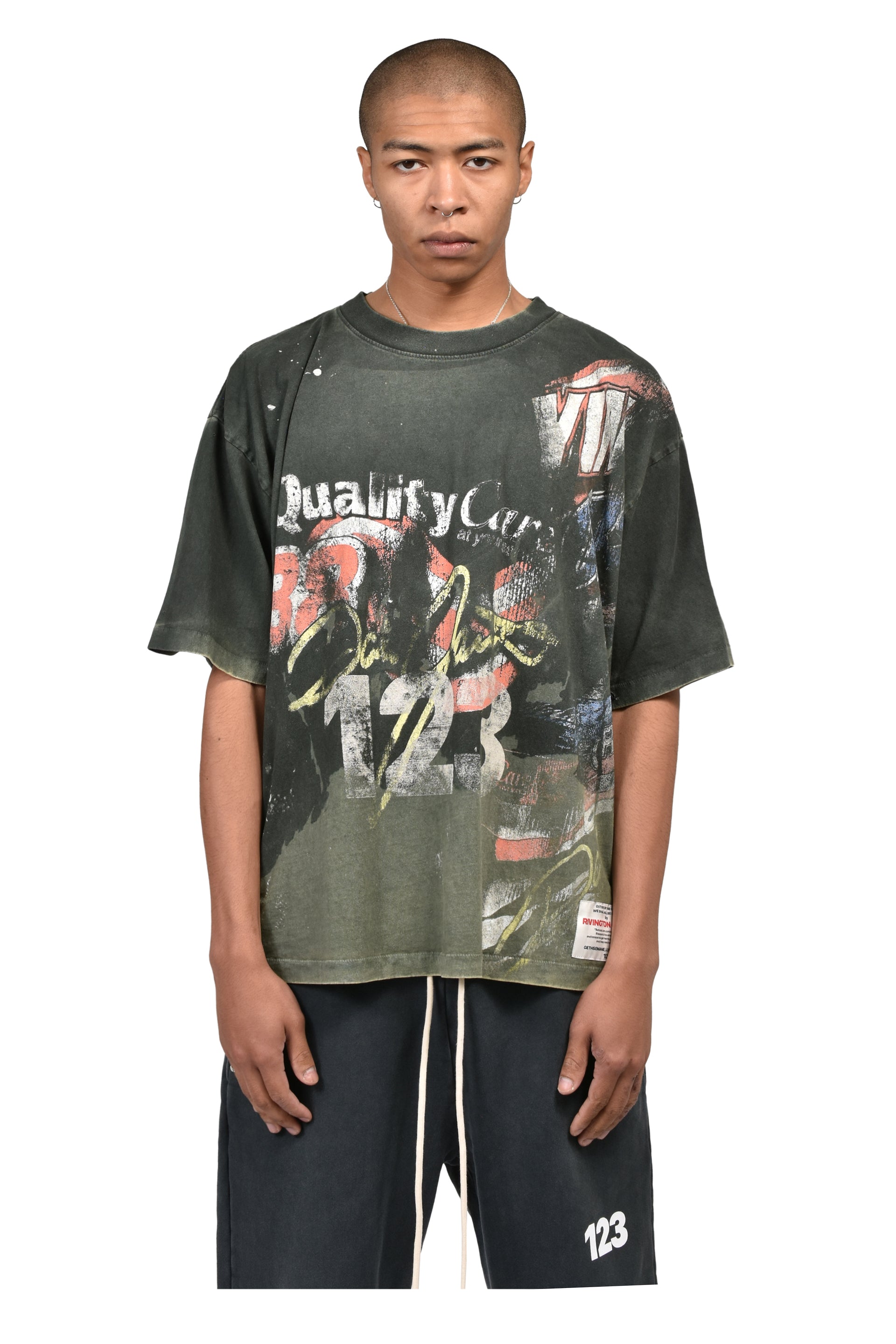 AMERICAS IN A RACE TYLER TEE / BLK