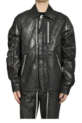 CONCEALED ZIPFRONT JKT / BRONZE