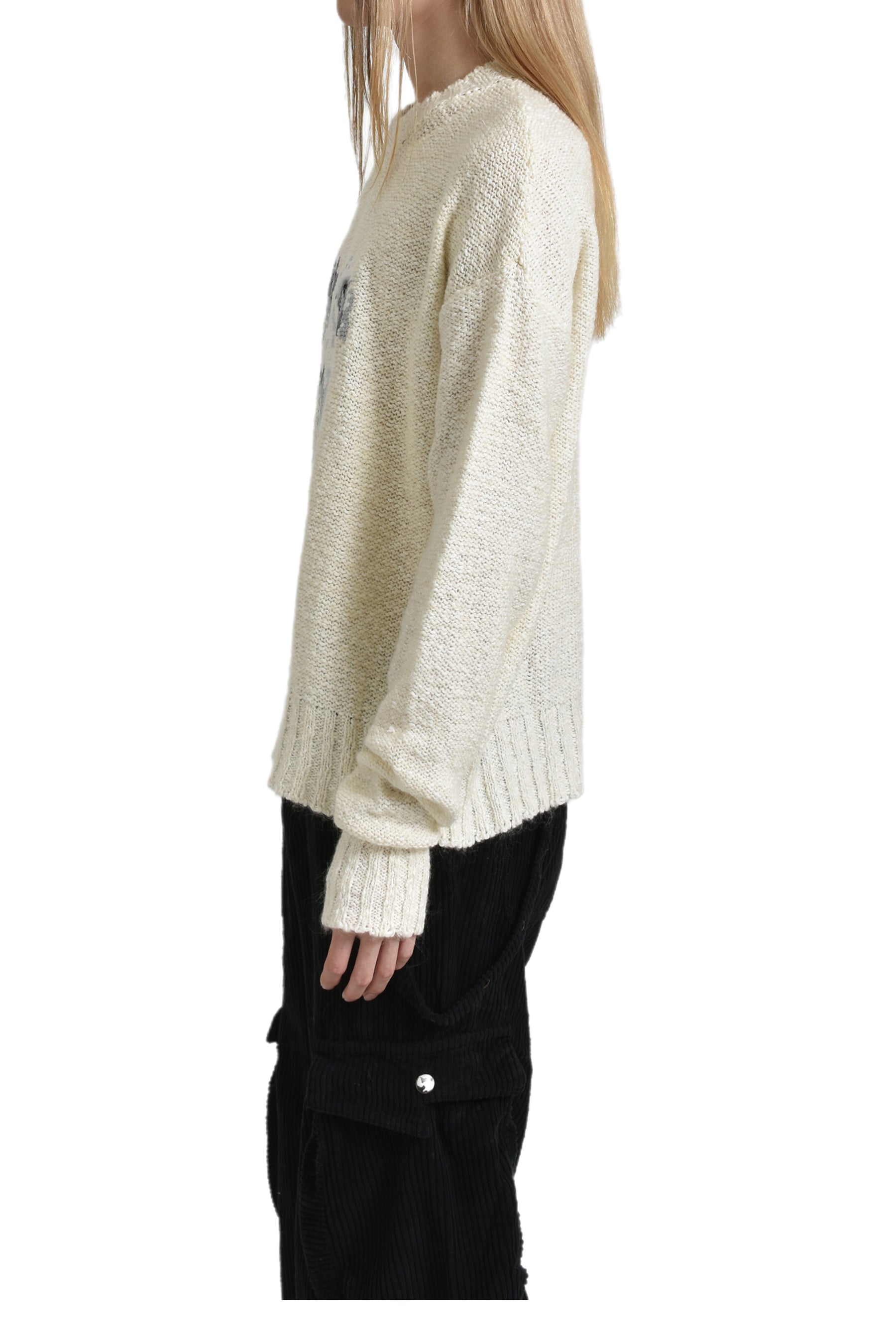 FRESHIE KNIT SWEATER / STAR WHT