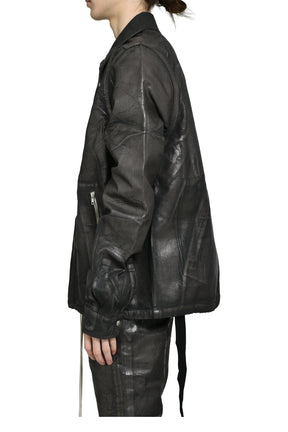 CONCEALED ZIPFRONT JKT / BRONZE