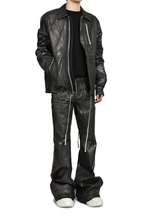 CONCEALED ZIPFRONT JKT / BRONZE