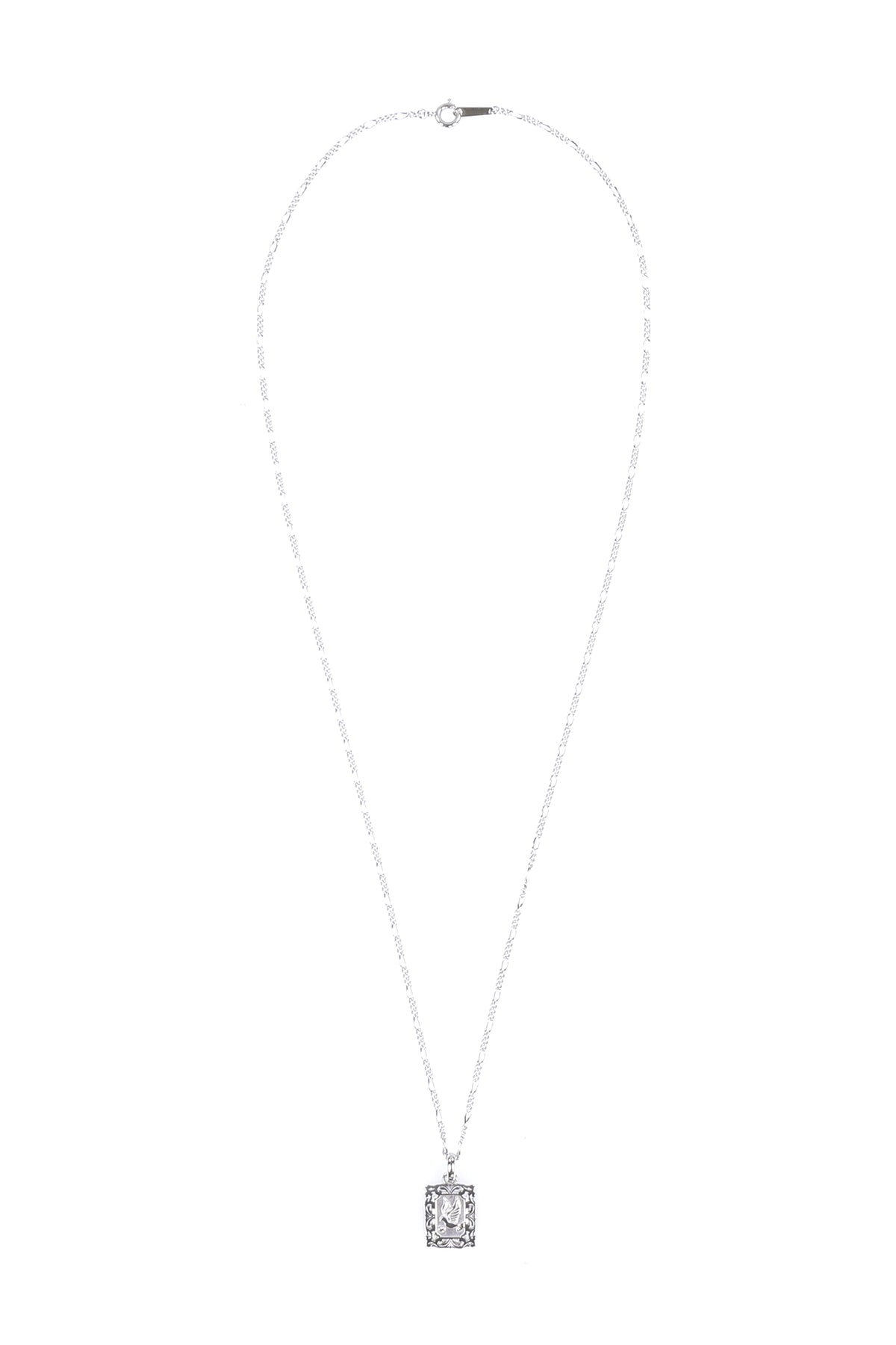 SQUARE PIGEON NECKLESS / SIL