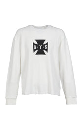 DESTROYER CROSS WAFFLE LS / VINTAGE WHT