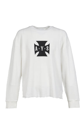DESTROYER CROSS WAFFLE LS / VINTAGE WHT