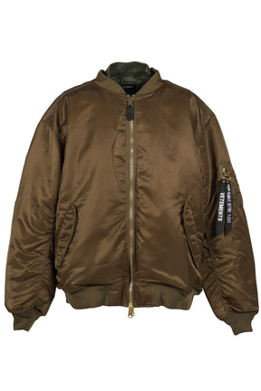 CUT-UP BOMBER JACKET / GRN