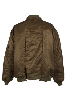 CUT-UP BOMBER JACKET / GRN