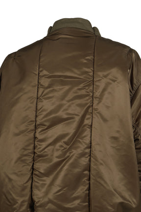 CUT-UP BOMBER JACKET / GRN