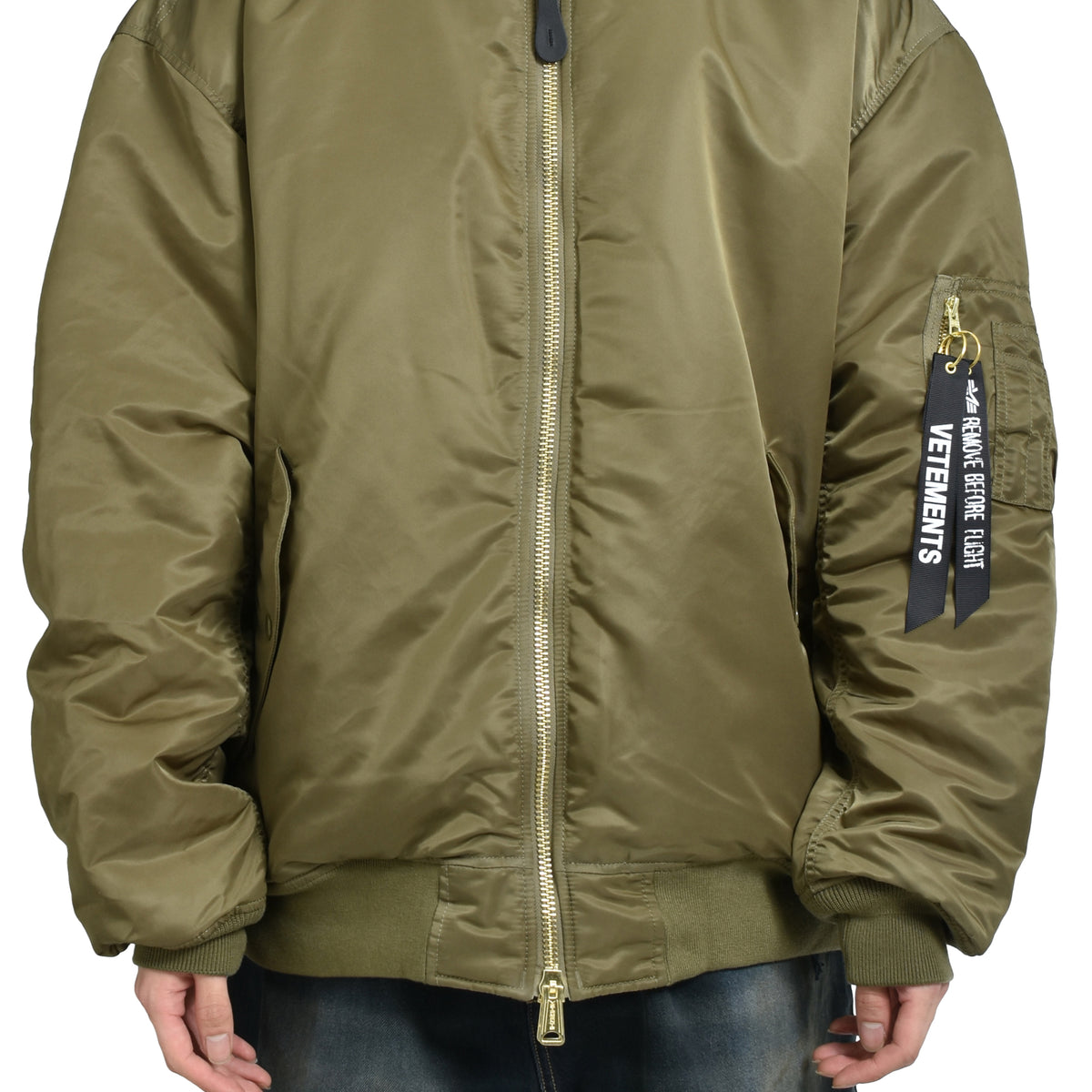 VETEMENTS ヴェトモン FW25 CUT-UP BOMBER JACKET / GRN - NUBIAN ヌビアン