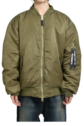 CUT-UP BOMBER JACKET / GRN