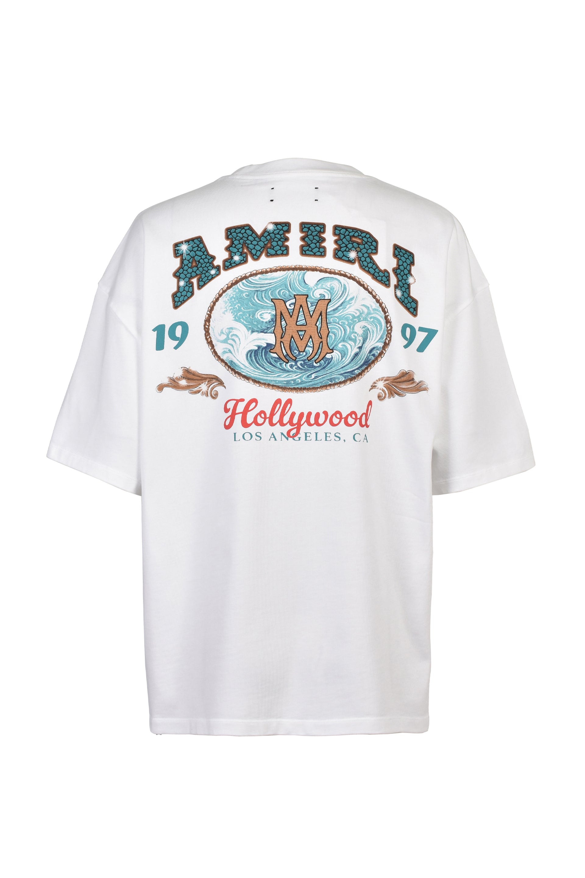 AMIRI HOLLYWOOD OS TEE / WHT