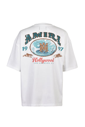 AMIRI HOLLYWOOD OS TEE / WHT