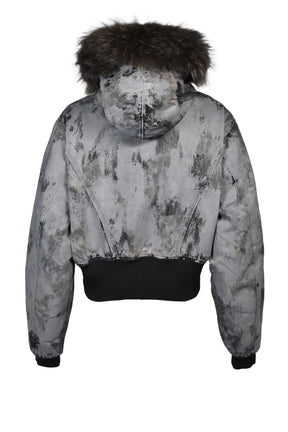KIEFER WAXED BOMBER / RUST GRY