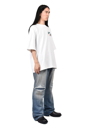 AMIRI HOLLYWOOD OS TEE / WHT