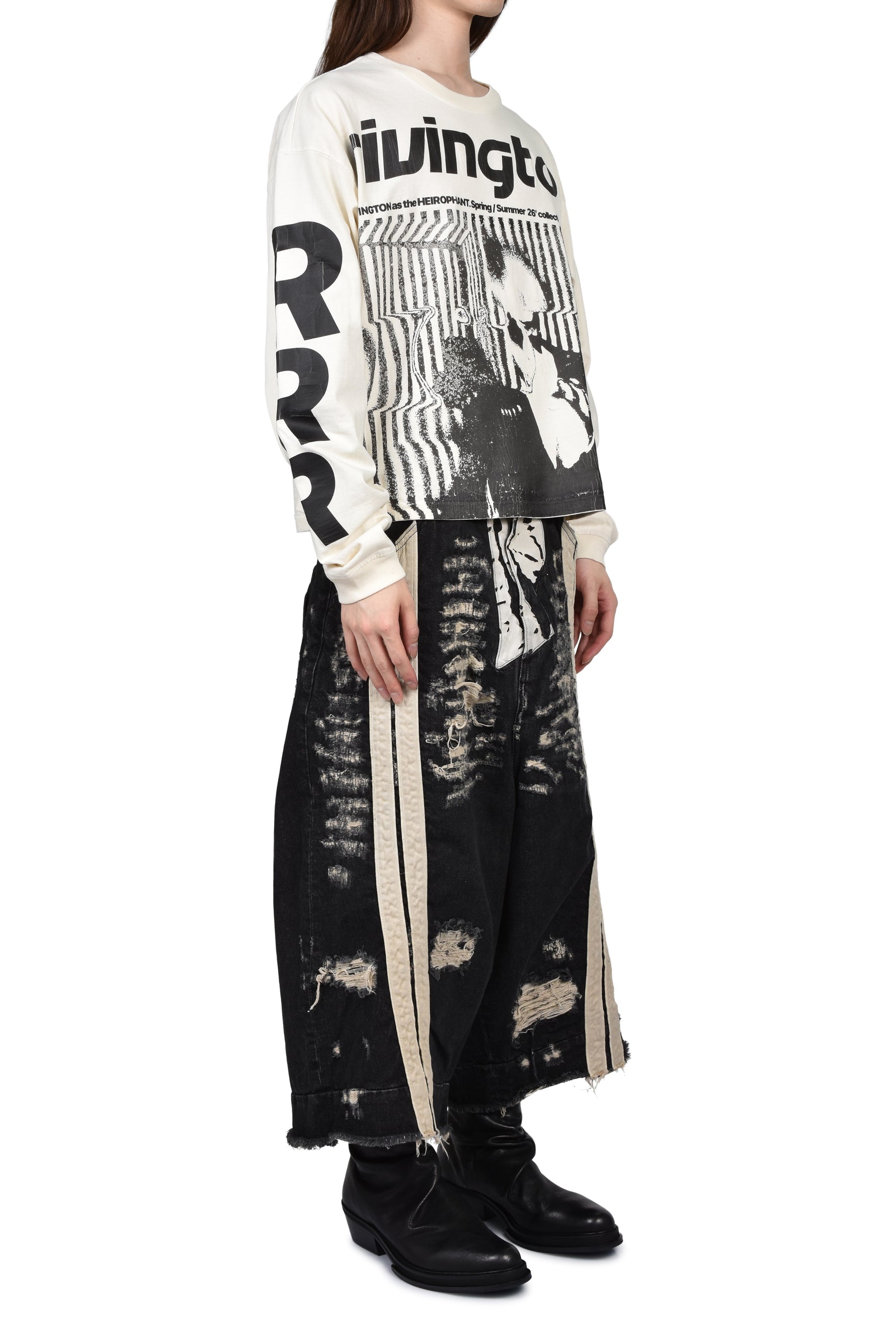 HEIRO PROTESTANT PANT / BLACK
