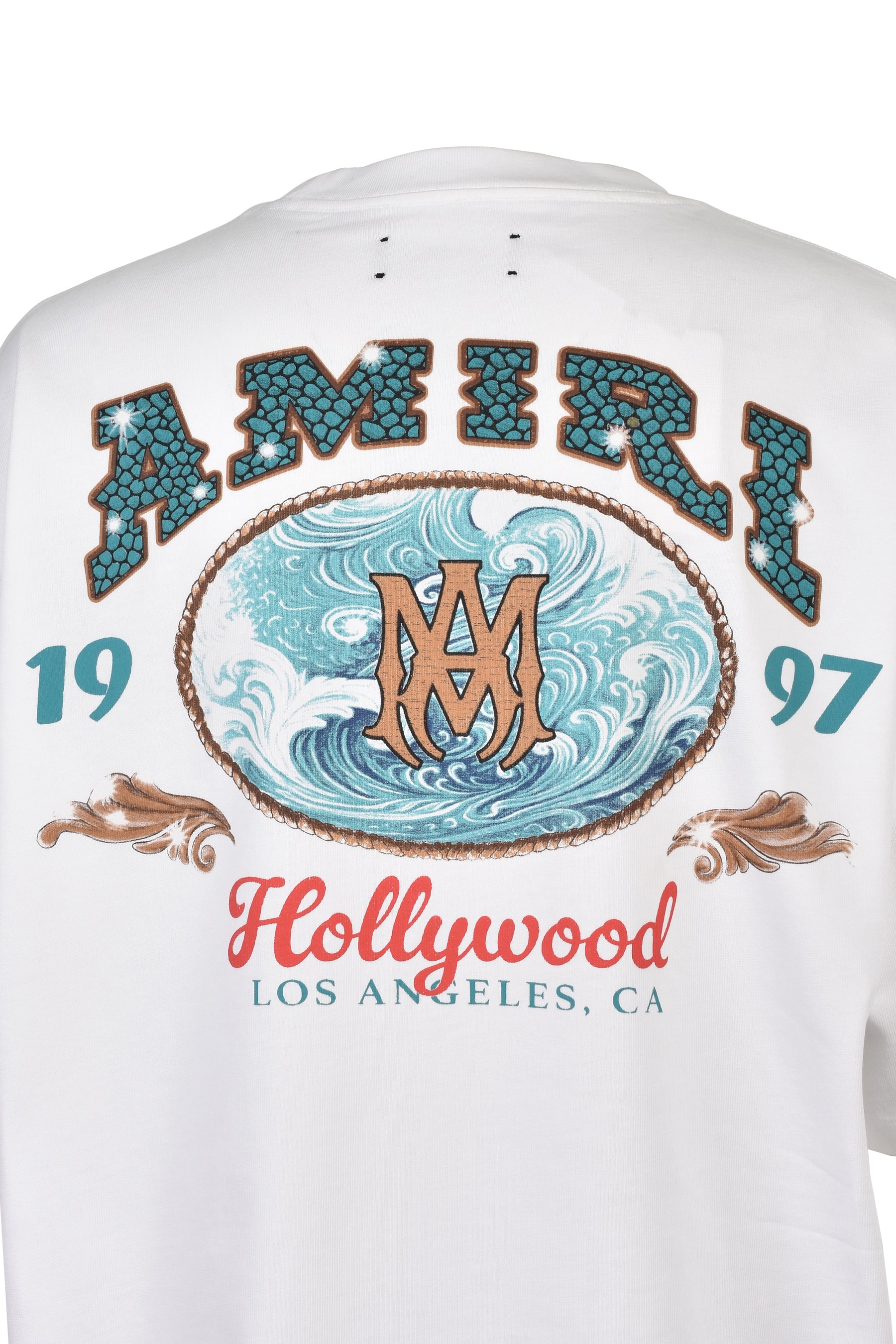 AMIRI HOLLYWOOD OS TEE / WHT