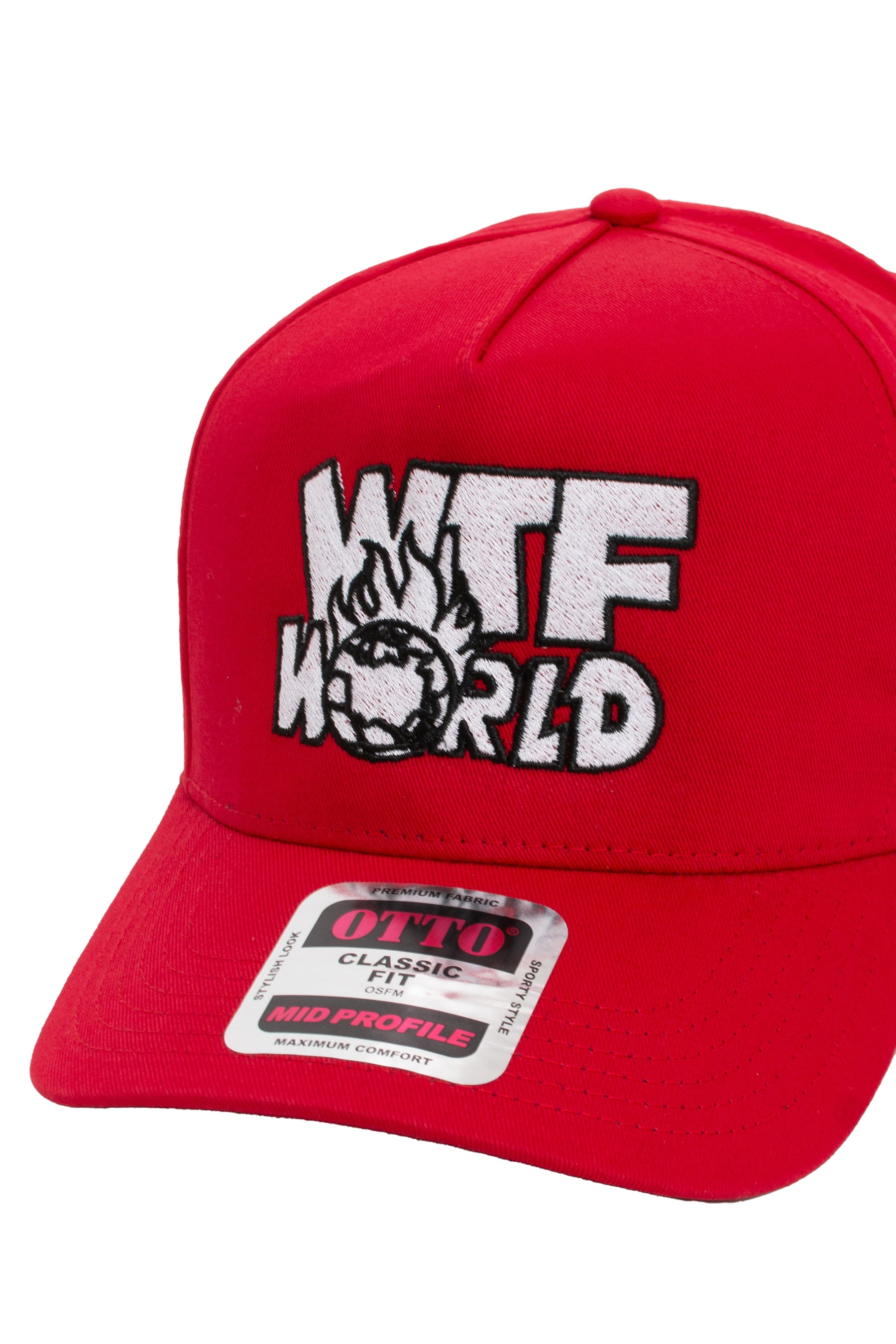 WTF WORLD HAT / RED