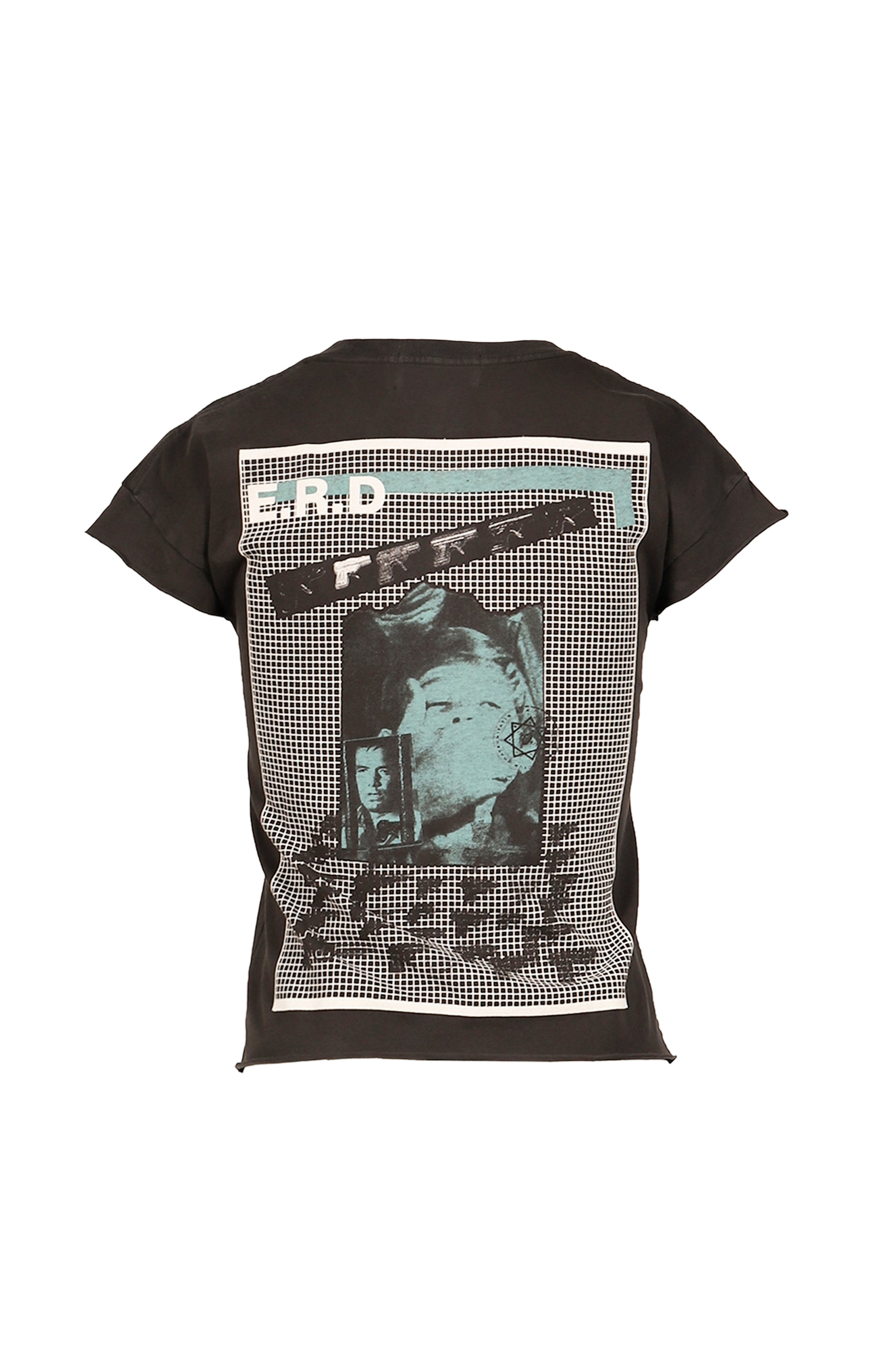 GOODBYE MOTHER SHRUNKEN T-SHIRT / FADED BLK