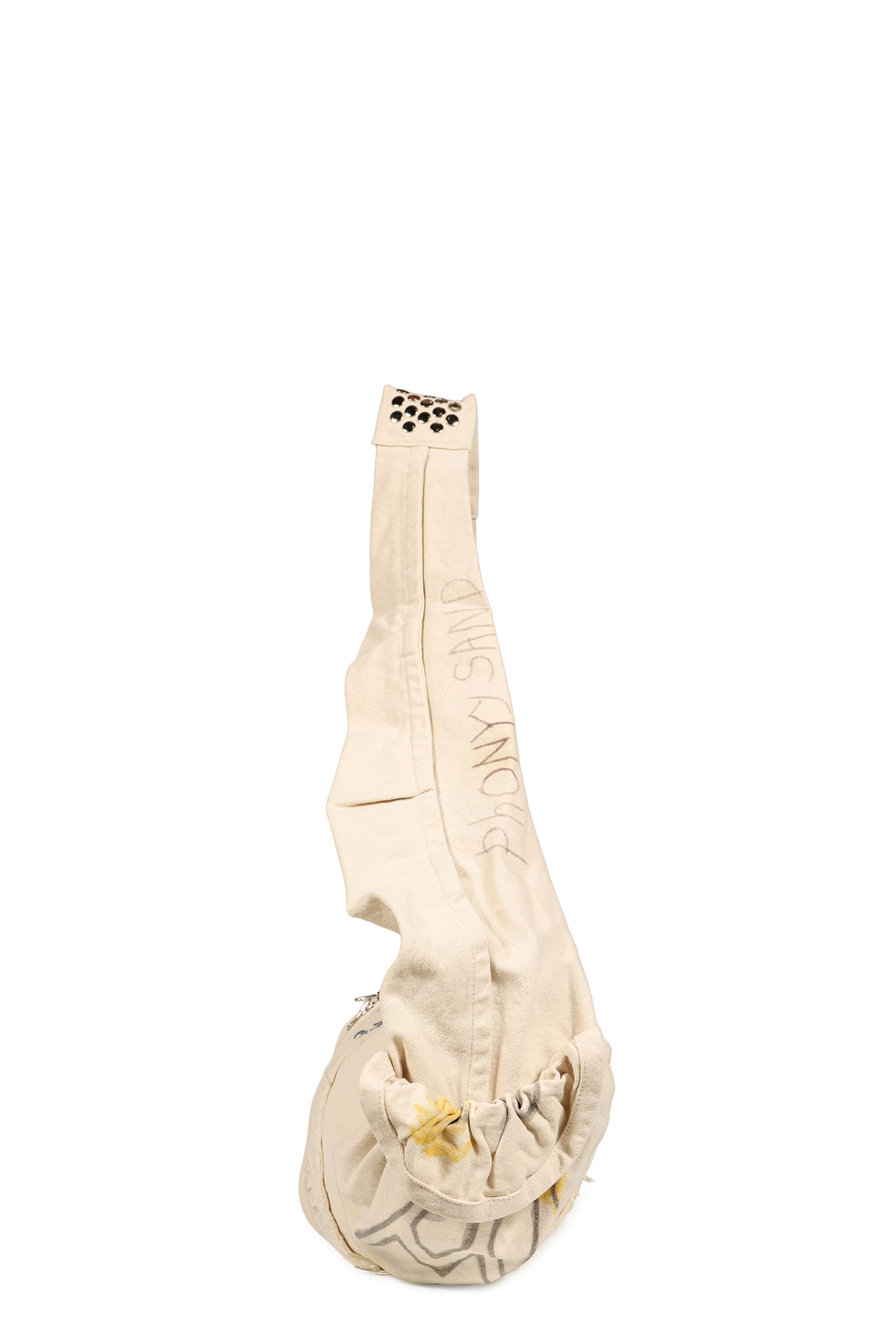YY GRAPHIC CARGO MESSENGER BAG / WHT