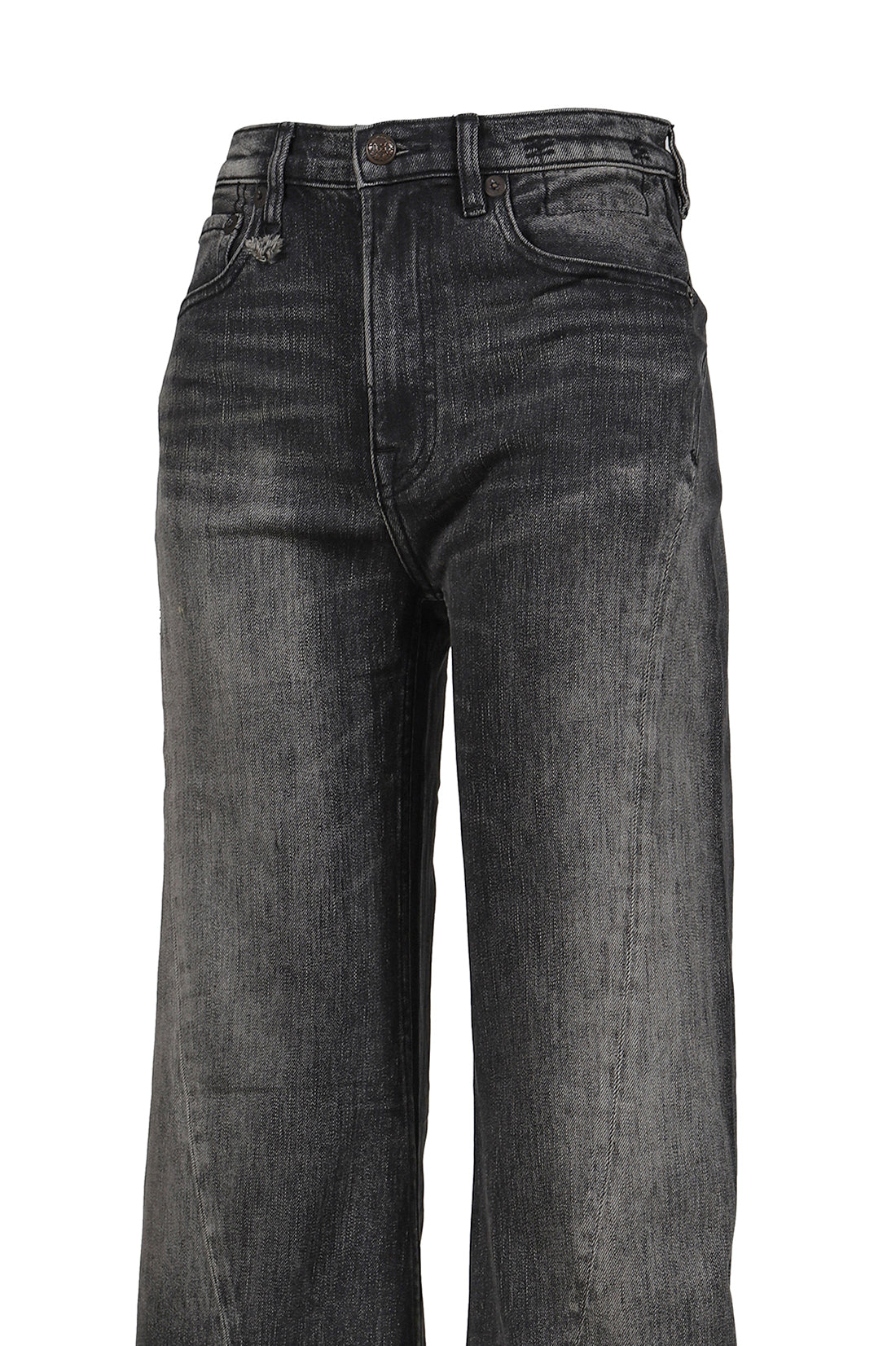 TWISTED SEAM FLARE JEAN / BLACK