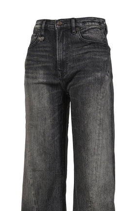 TWISTED SEAM FLARE JEAN / BLACK
