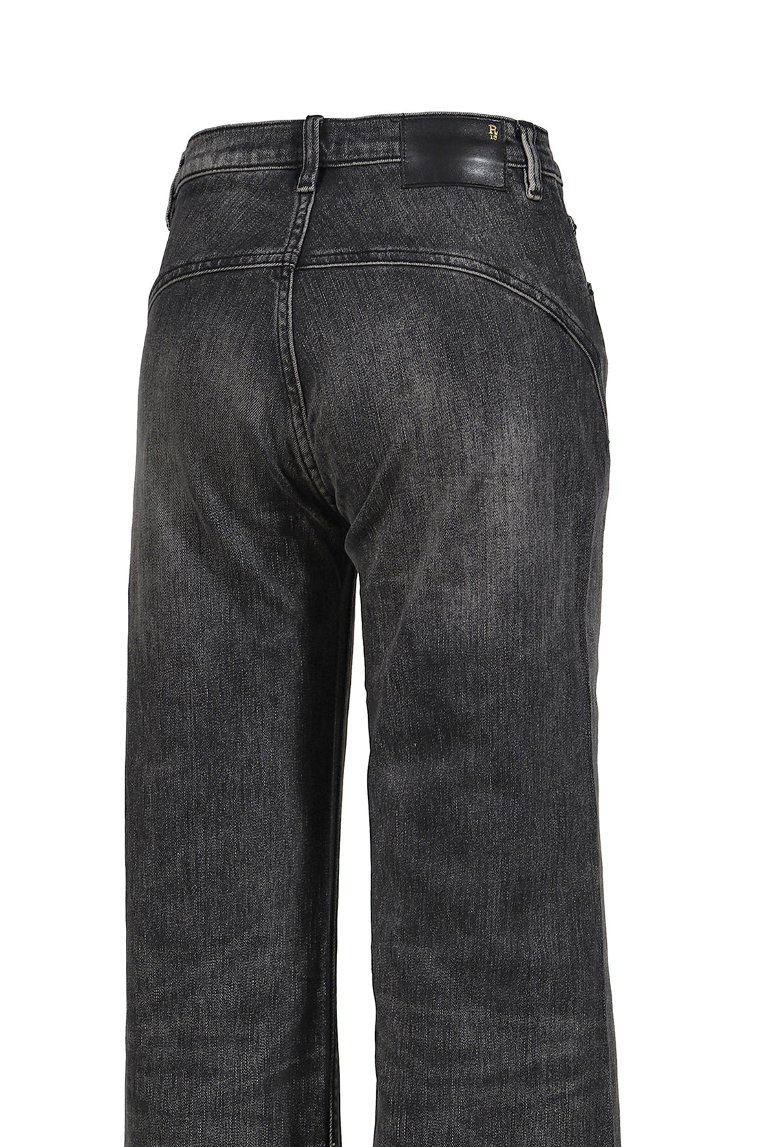 TWISTED SEAM FLARE JEAN / BLACK