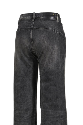 TWISTED SEAM FLARE JEAN / BLACK