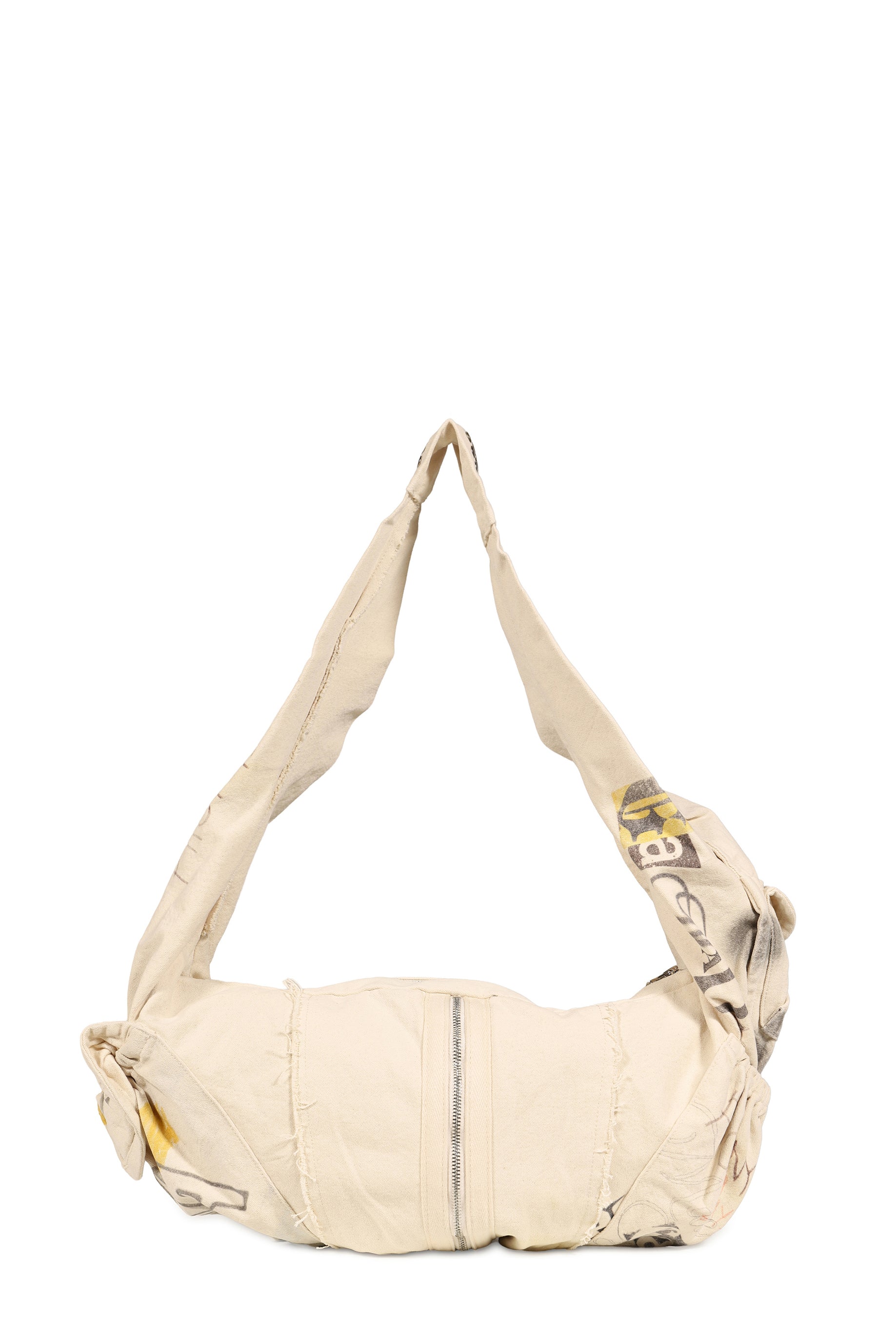 YY GRAPHIC CARGO MESSENGER BAG / WHT
