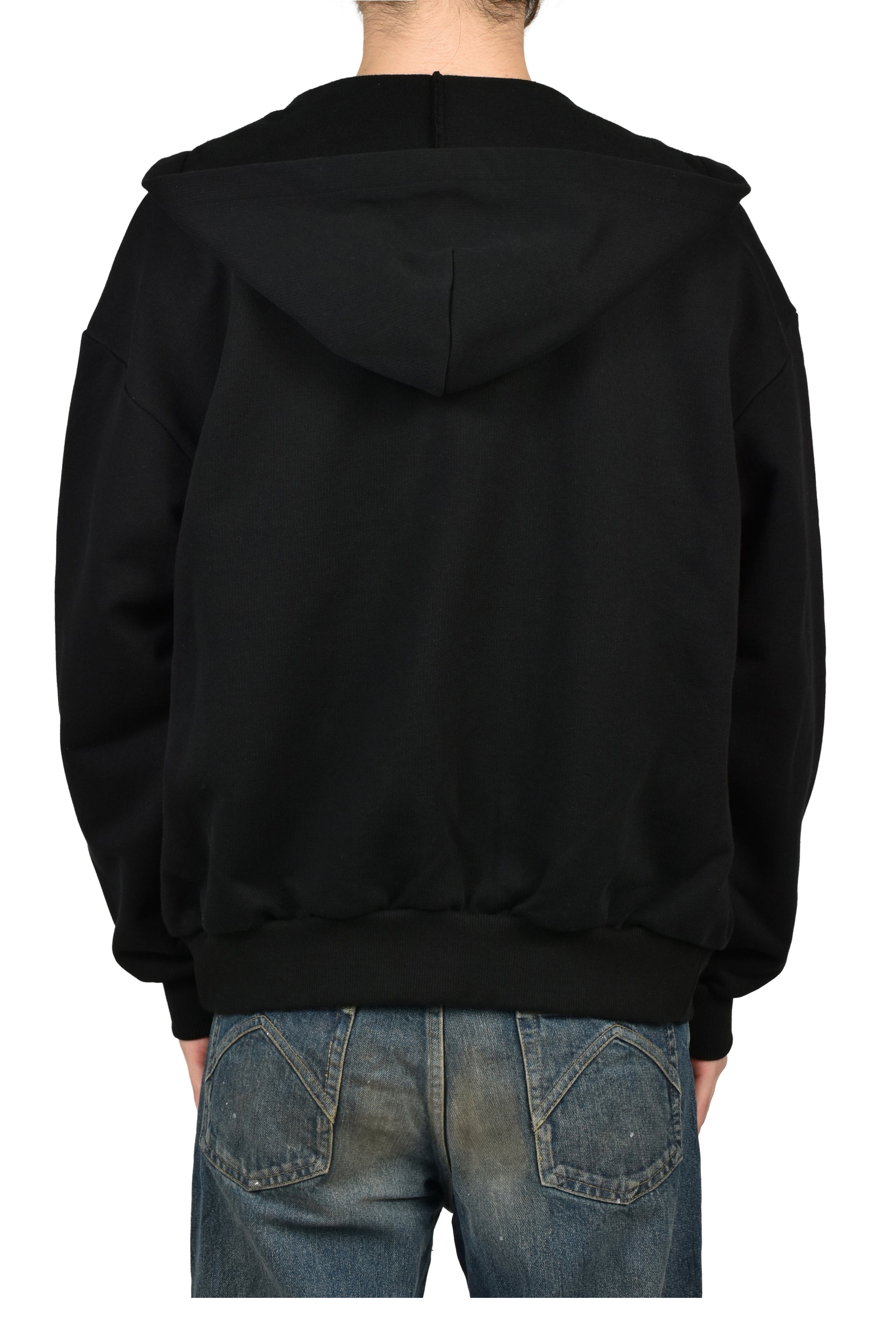 CLASSIC ZIPUP HOODIE / BLK