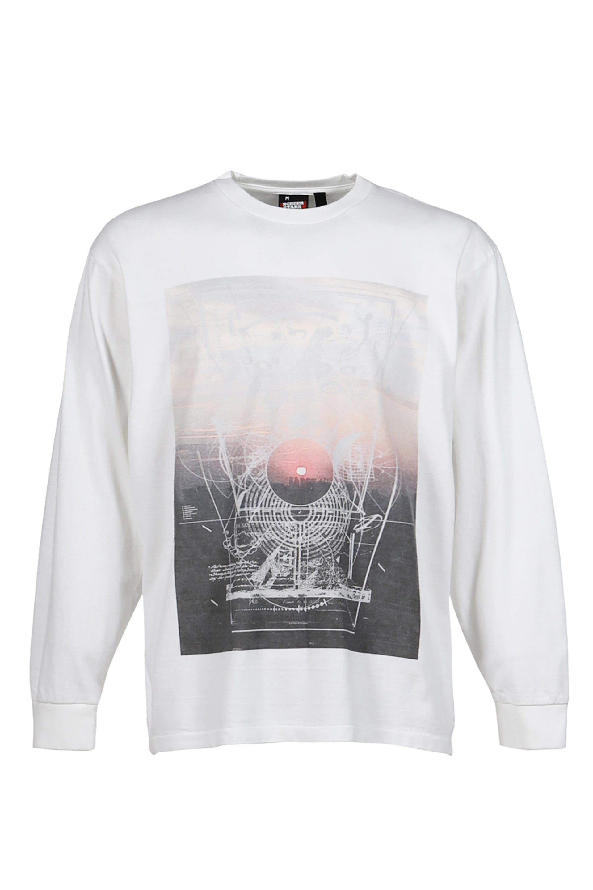 SHT FLATLINE L/S TEE / WHT