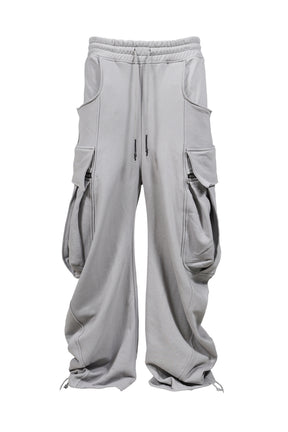 CARGO X4 SWEATPANTS JERSEY / GRY