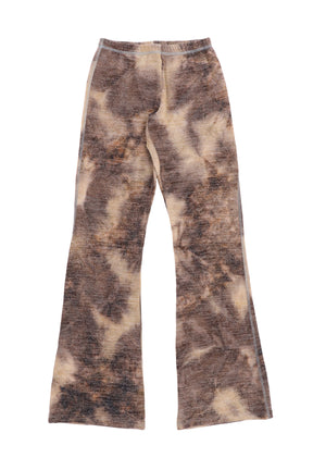 TIE-DYE KNIT PANTS / BRW