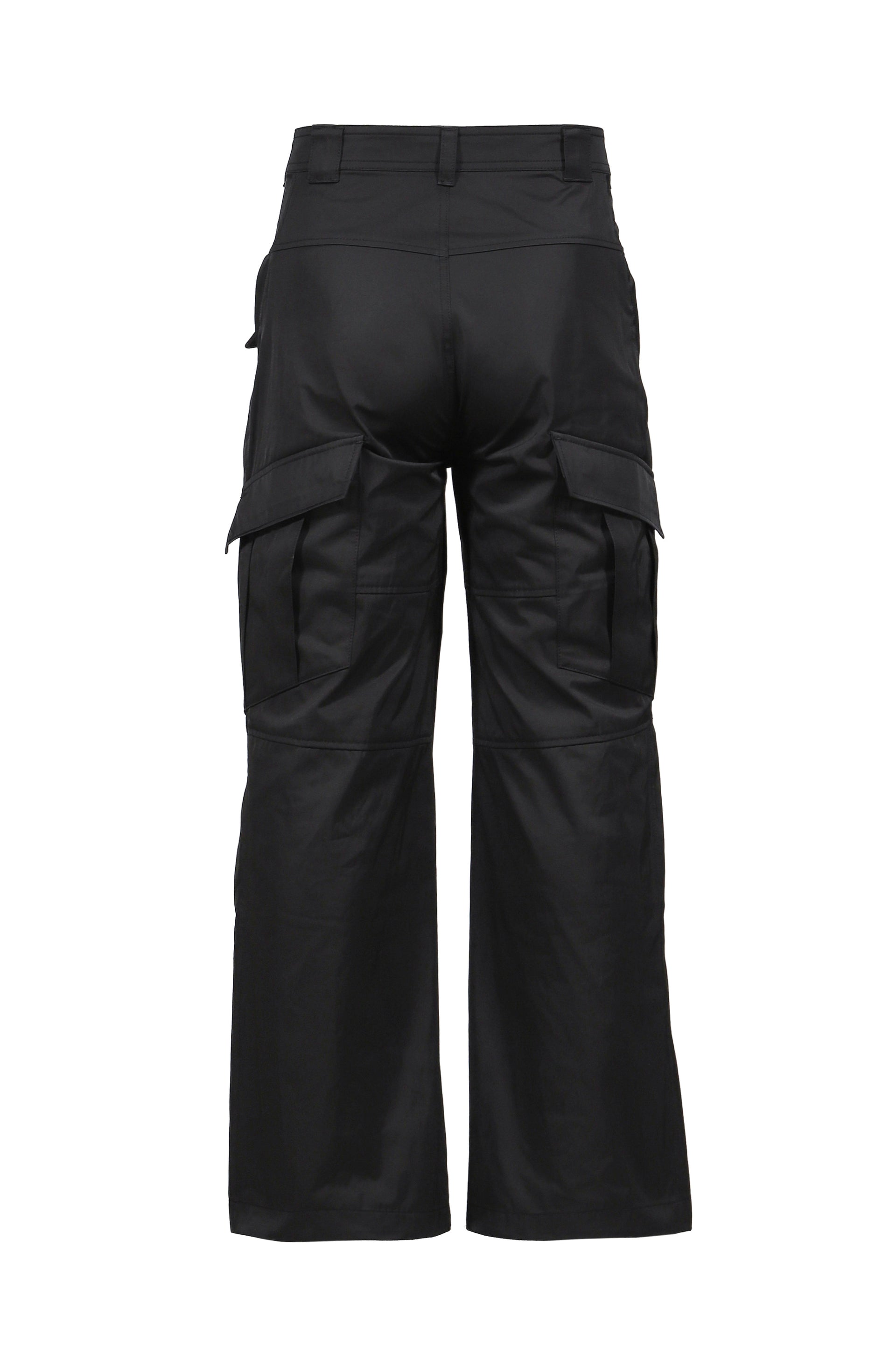 3-WAY ZIP CARGO TROUSERS / BLK