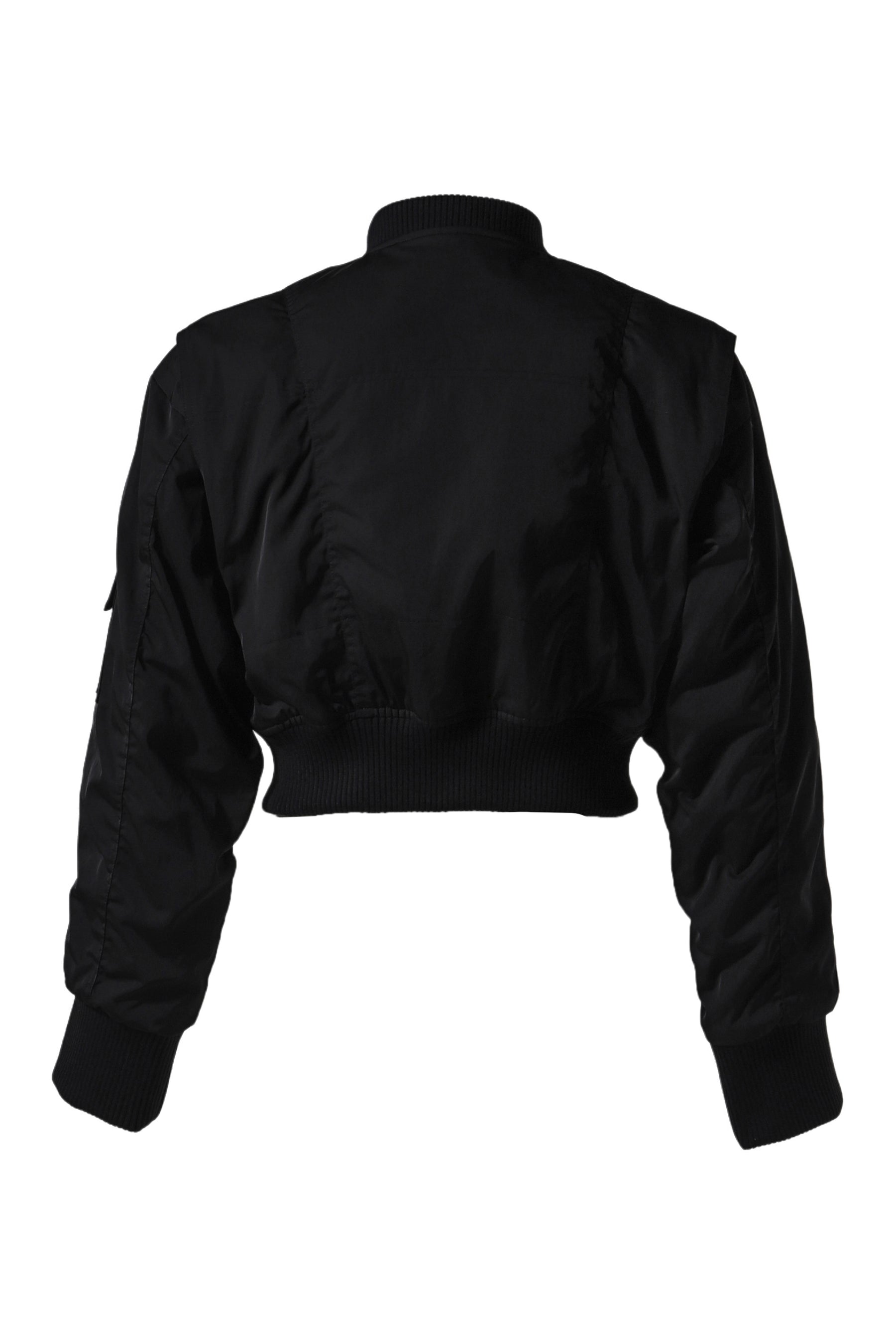 MELLY PADDED BOMBER / BLK