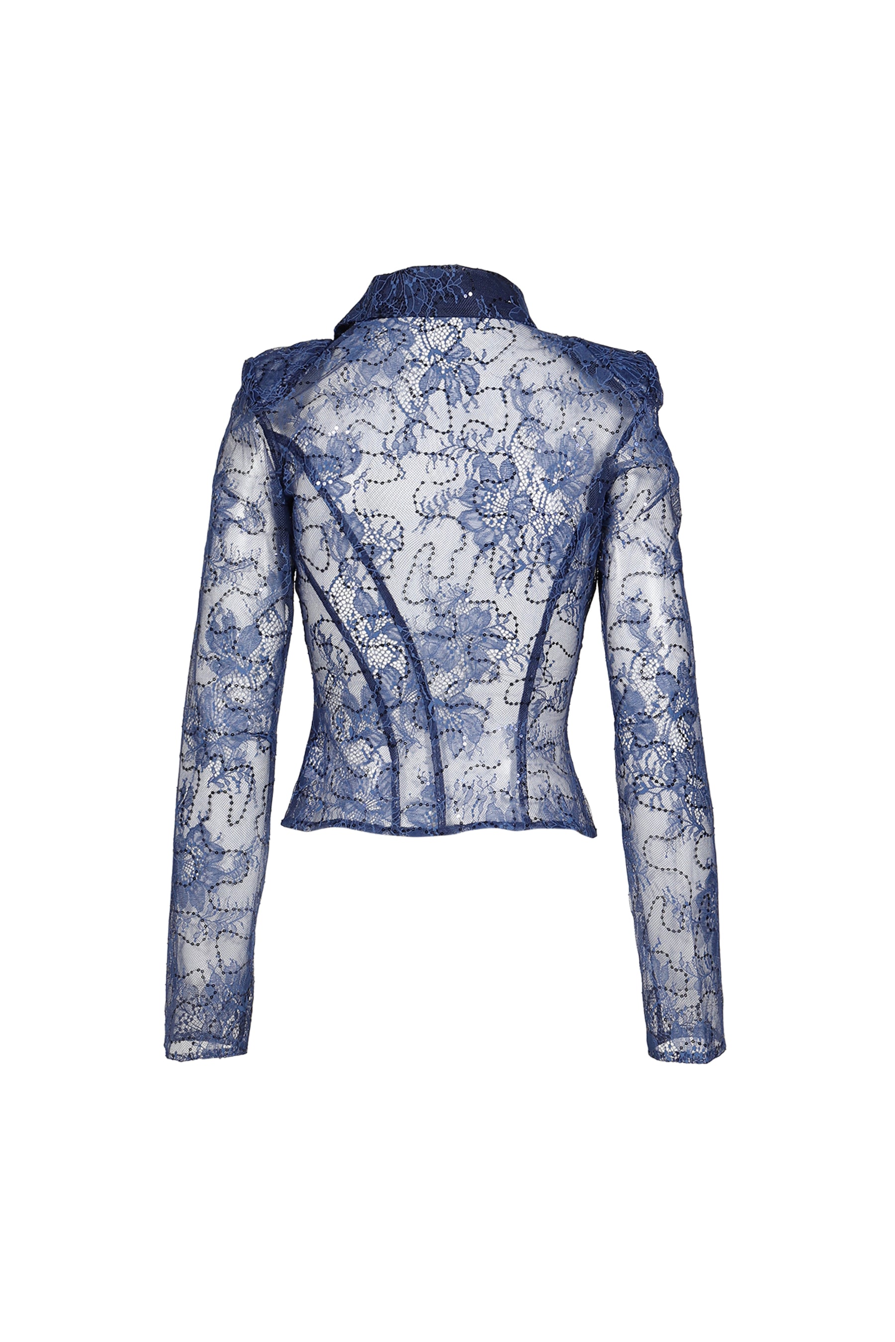 PEAK SHOULDER BLOUSKA / BLU