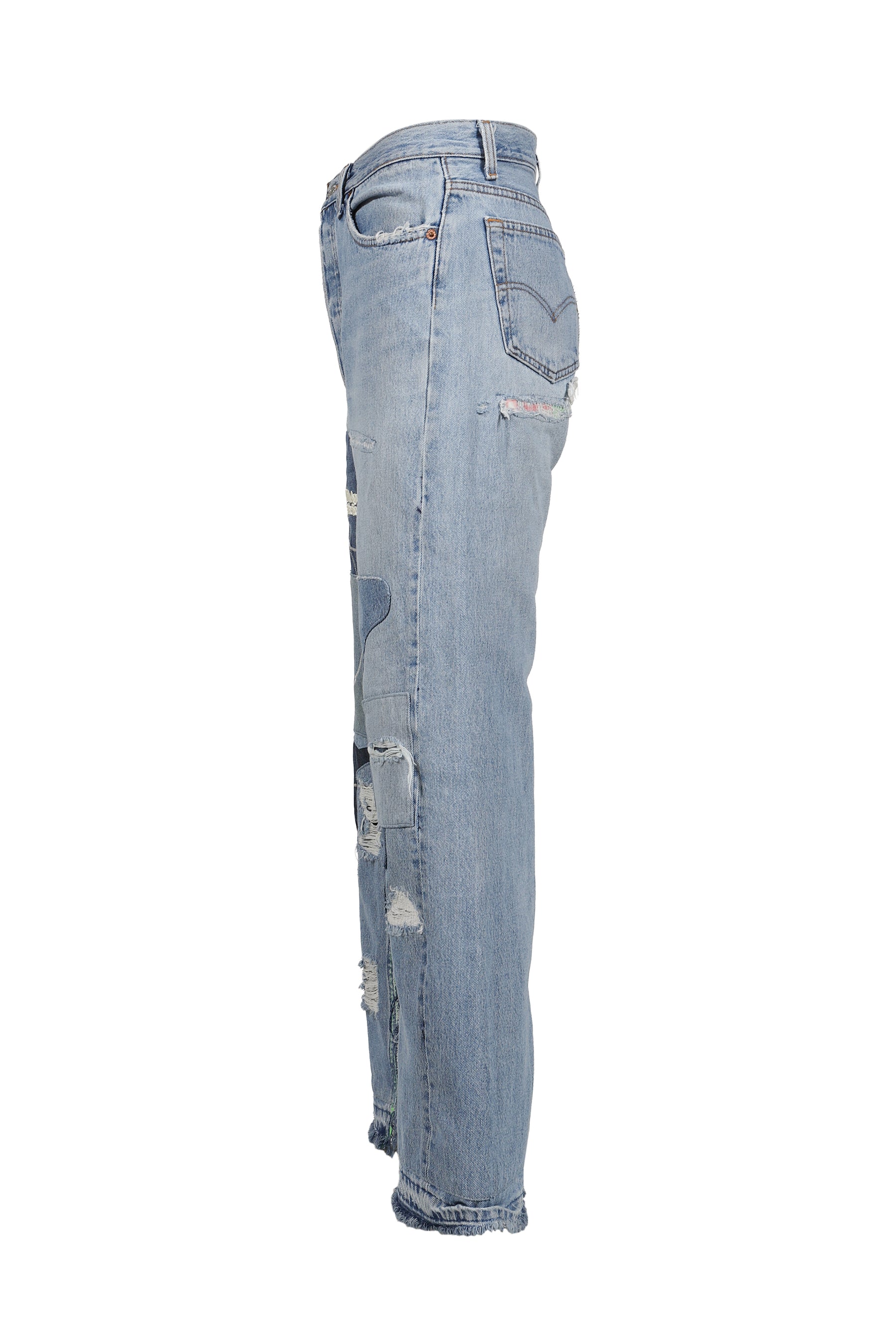 STERLING REPAIR DOUBLE-WIDE DENIM TROUSER / ASSORT