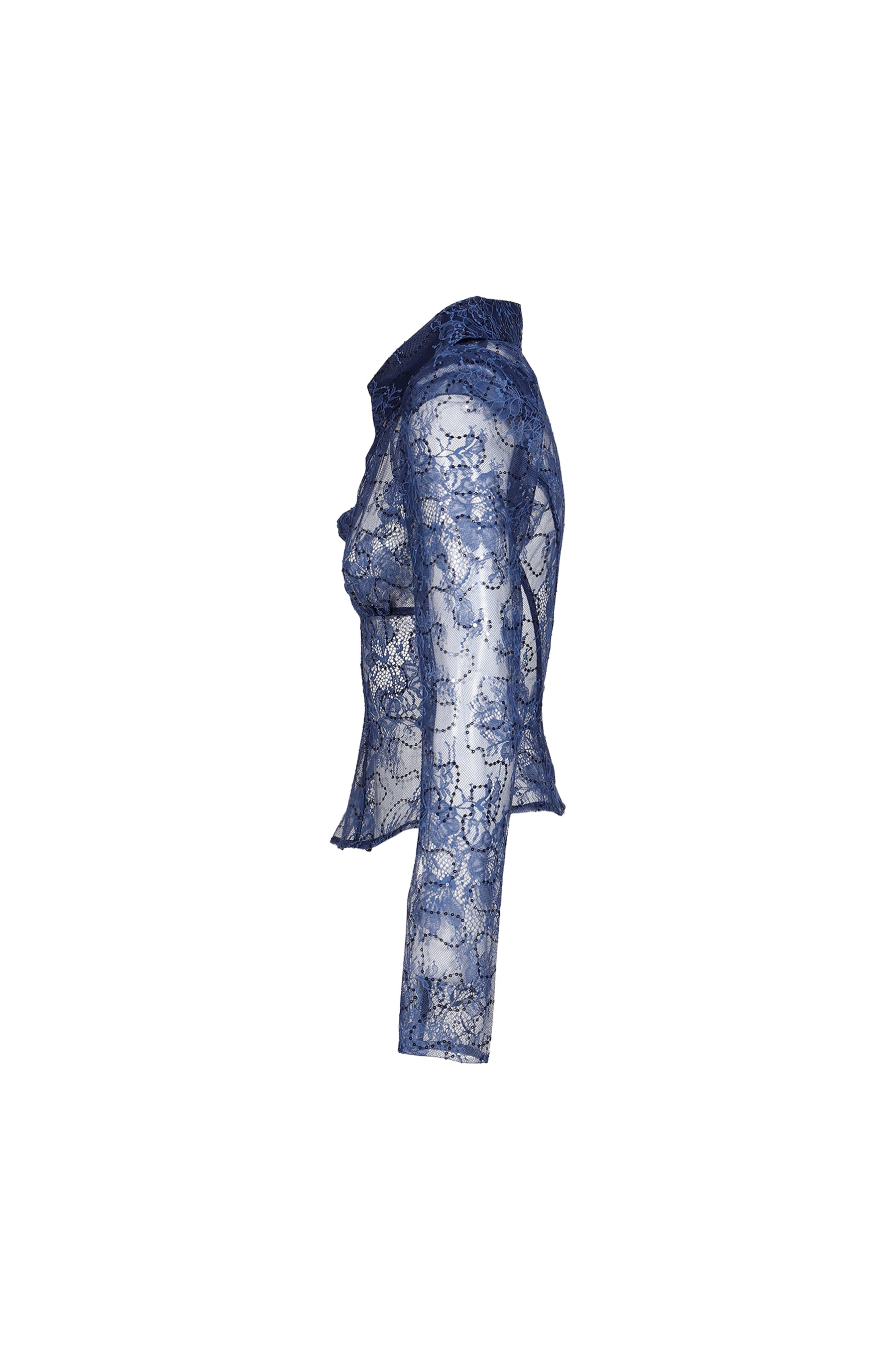 PEAK SHOULDER BLOUSKA / BLU