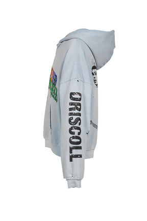 BOBBY DRISCOLL HOODED SWEATSHIRT / BABY BLUE