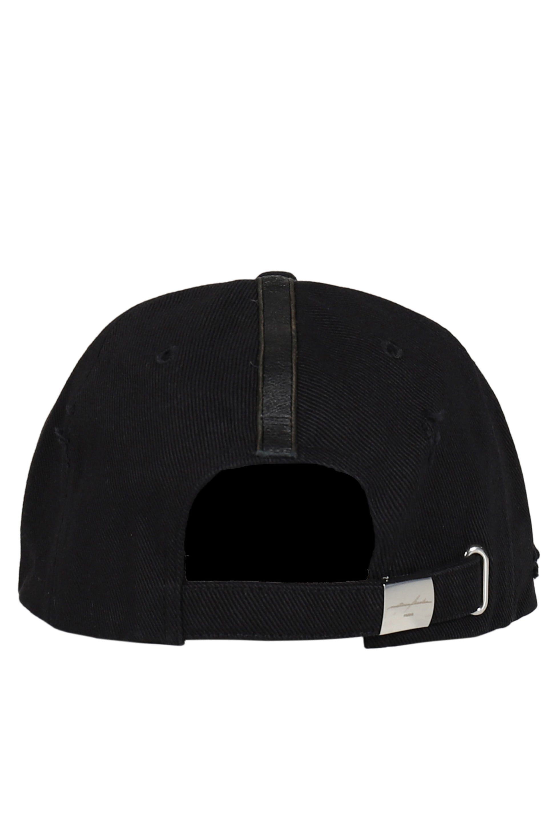 SYMBOL LEATHER CAP / BLK