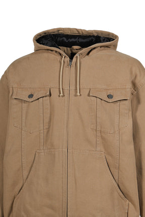 HOODED JACKET / BEI