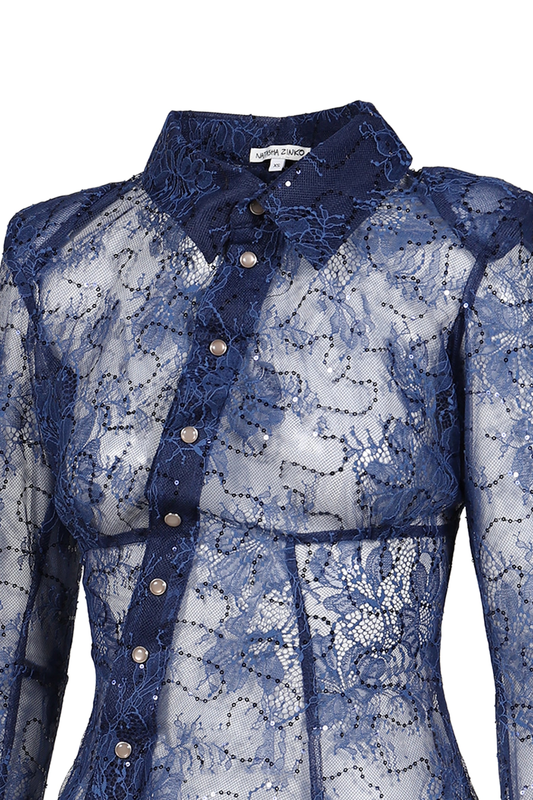 PEAK SHOULDER BLOUSKA / BLU