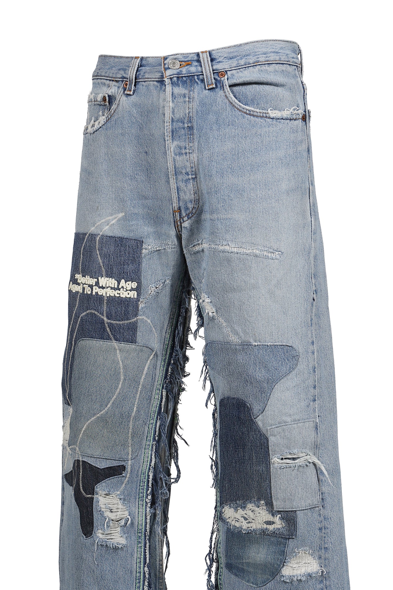 STERLING REPAIR DOUBLE-WIDE DENIM TROUSER / ASSORT