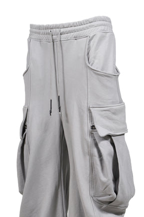 CARGO X4 SWEATPANTS JERSEY / GRY