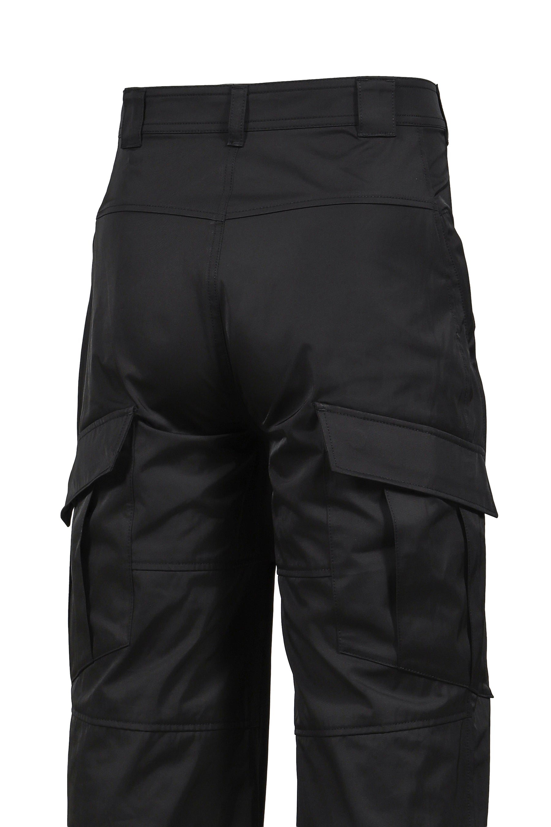 3-WAY ZIP CARGO TROUSERS / BLK