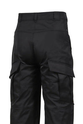 3-WAY ZIP CARGO TROUSERS / BLK