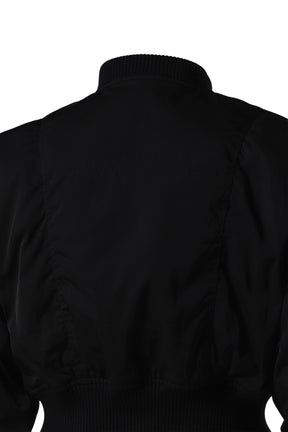 MELLY PADDED BOMBER / BLK