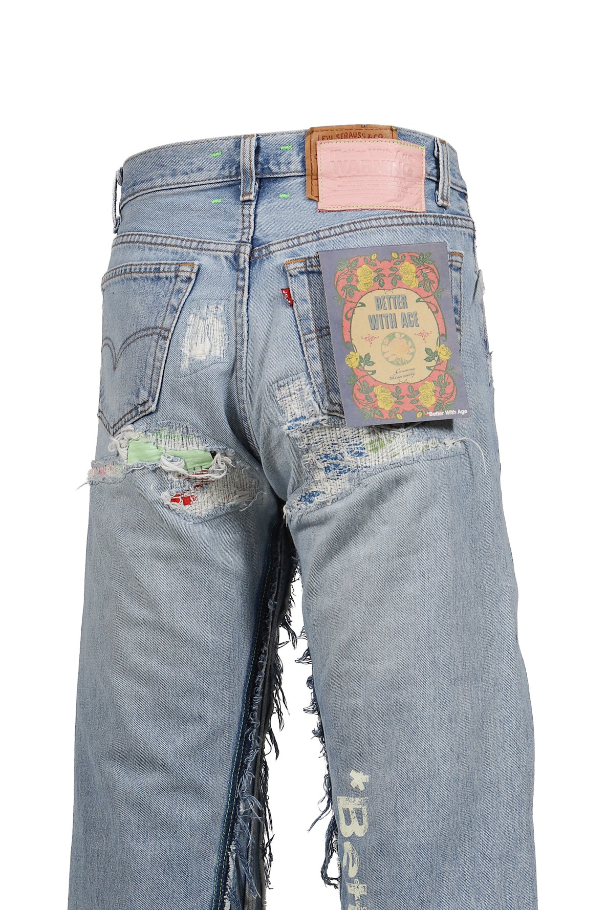 STERLING REPAIR DOUBLE-WIDE DENIM TROUSER / ASSORT