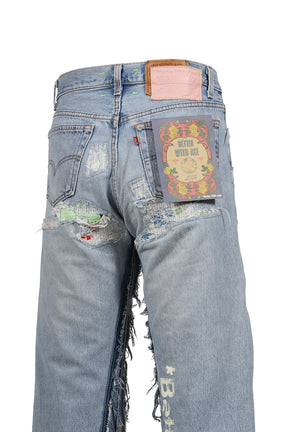 STERLING REPAIR DOUBLE-WIDE DENIM TROUSER / ASSORT