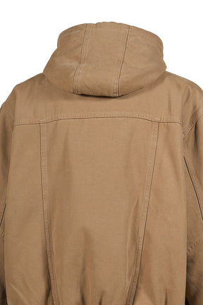 HOODED JACKET / BEI