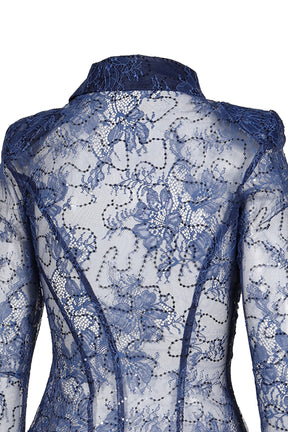 PEAK SHOULDER BLOUSKA / BLU