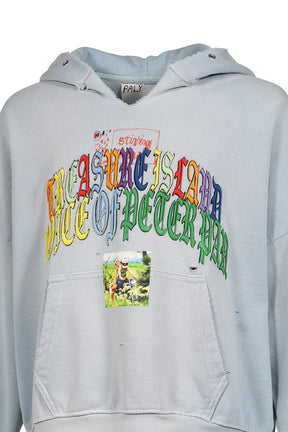 BOBBY DRISCOLL HOODED SWEATSHIRT / BABY BLUE